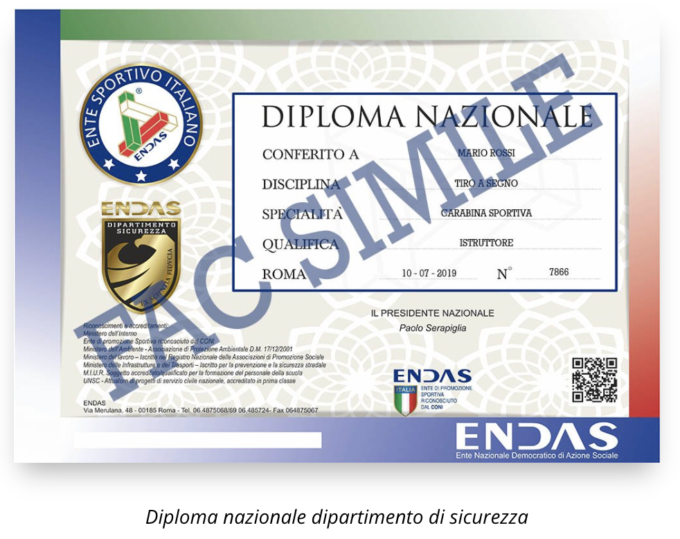 Diploma sicurezza